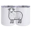 10 oz. White Stainless Steel Short Tumbler Thumbnail