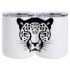 10 oz. White Stainless Steel Short Tumbler Thumbnail