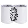 10 oz. White Stainless Steel Short Tumbler Thumbnail