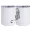 10 oz. White Stainless Steel Short Tumbler Thumbnail