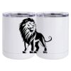 10 oz. White Stainless Steel Short Tumbler Thumbnail