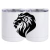 10 oz. White Stainless Steel Short Tumbler Thumbnail