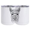 10 oz. White Stainless Steel Short Tumbler Thumbnail