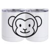 10 oz. White Stainless Steel Short Tumbler Thumbnail