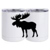 10 oz. White Stainless Steel Short Tumbler Thumbnail