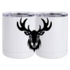 10 oz. White Stainless Steel Short Tumbler Thumbnail