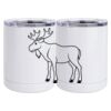 10 oz. White Stainless Steel Short Tumbler Thumbnail