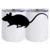 10 oz. White Stainless Steel Short Tumbler Thumbnail