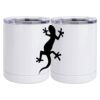 10 oz. White Stainless Steel Short Tumbler Thumbnail