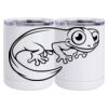 10 oz. White Stainless Steel Short Tumbler Thumbnail
