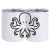 10 oz. White Stainless Steel Short Tumbler Thumbnail