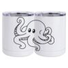 10 oz. White Stainless Steel Short Tumbler Thumbnail