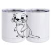 10 oz. White Stainless Steel Short Tumbler Thumbnail