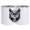 10 oz. White Stainless Steel Short Tumbler Thumbnail