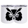 10 oz. White Stainless Steel Short Tumbler Thumbnail