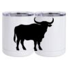 10 oz. White Stainless Steel Short Tumbler Thumbnail