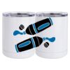 10 oz. White Stainless Steel Short Tumbler Thumbnail