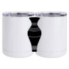 10 oz. White Stainless Steel Short Tumbler Thumbnail