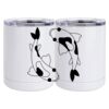 10 oz. White Stainless Steel Short Tumbler Thumbnail