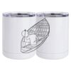10 oz. White Stainless Steel Short Tumbler Thumbnail