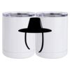 10 oz. White Stainless Steel Short Tumbler Thumbnail