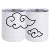 10 oz. White Stainless Steel Short Tumbler Thumbnail