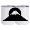 10 oz. White Stainless Steel Short Tumbler Thumbnail