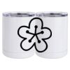 10 oz. White Stainless Steel Short Tumbler Thumbnail