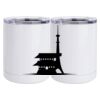 10 oz. White Stainless Steel Short Tumbler Thumbnail