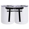 10 oz. White Stainless Steel Short Tumbler Thumbnail