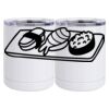 10 oz. White Stainless Steel Short Tumbler Thumbnail