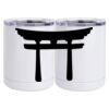 10 oz. White Stainless Steel Short Tumbler Thumbnail