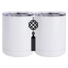 10 oz. White Stainless Steel Short Tumbler Thumbnail