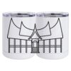 10 oz. White Stainless Steel Short Tumbler Thumbnail