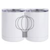 10 oz. White Stainless Steel Short Tumbler Thumbnail