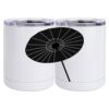 10 oz. White Stainless Steel Short Tumbler Thumbnail