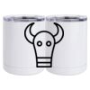 10 oz. White Stainless Steel Short Tumbler Thumbnail