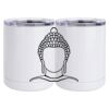 10 oz. White Stainless Steel Short Tumbler Thumbnail