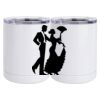 10 oz. White Stainless Steel Short Tumbler Thumbnail