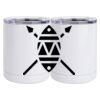 10 oz. White Stainless Steel Short Tumbler Thumbnail