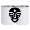 10 oz. White Stainless Steel Short Tumbler Thumbnail