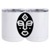 10 oz. White Stainless Steel Short Tumbler Thumbnail