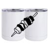 10 oz. White Stainless Steel Short Tumbler Thumbnail