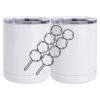 10 oz. White Stainless Steel Short Tumbler Thumbnail