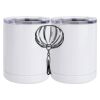 10 oz. White Stainless Steel Short Tumbler Thumbnail