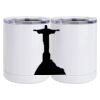 10 oz. White Stainless Steel Short Tumbler Thumbnail