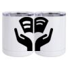 10 oz. White Stainless Steel Short Tumbler Thumbnail