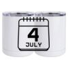 10 oz. White Stainless Steel Short Tumbler Thumbnail