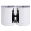 10 oz. White Stainless Steel Short Tumbler Thumbnail