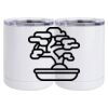 10 oz. White Stainless Steel Short Tumbler Thumbnail